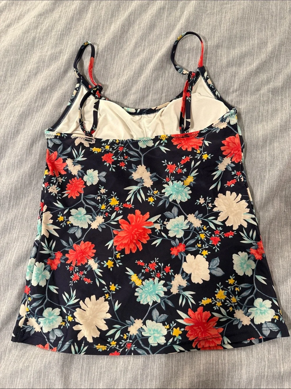 Women’s Floral Tankini Swim Set - Red Floral